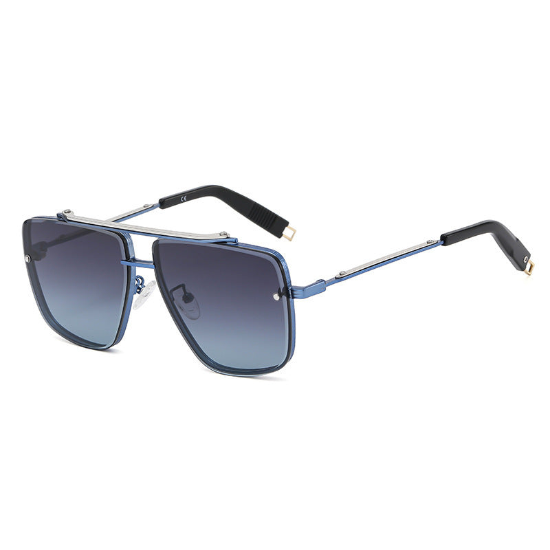 Twin-beam Metal Sunglasses For Men Twin-beam Metal Sunglasses For Men