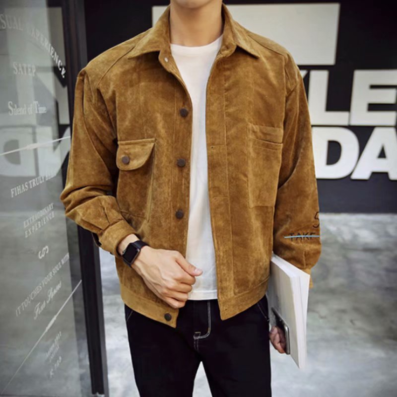 Jackets Men Single Breasted Pockets Leisure Slim Solid Simple Jackets Men Single Breasted Pockets Leisure Slim Solid Simple