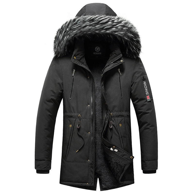 Casual Korean-style Cotton-padded Coat For Men Casual Korean-style Cotton-padded Coat For Men