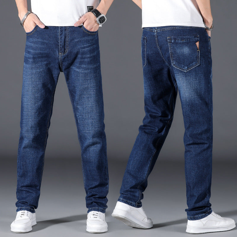 Summer Thin Jeans Men's Loose Straight Summer Thin Jeans Men's Loose Straight