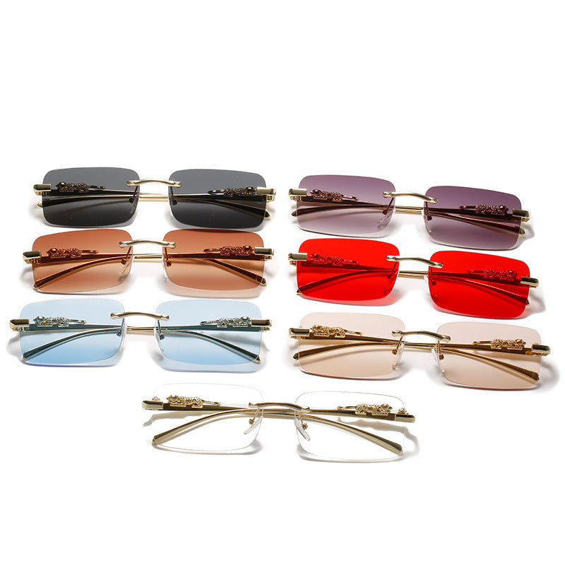 Men And Women Fashion Simple Square Frameless Sunglasses Men And Women Fashion Simple Square Frameless Sunglasses