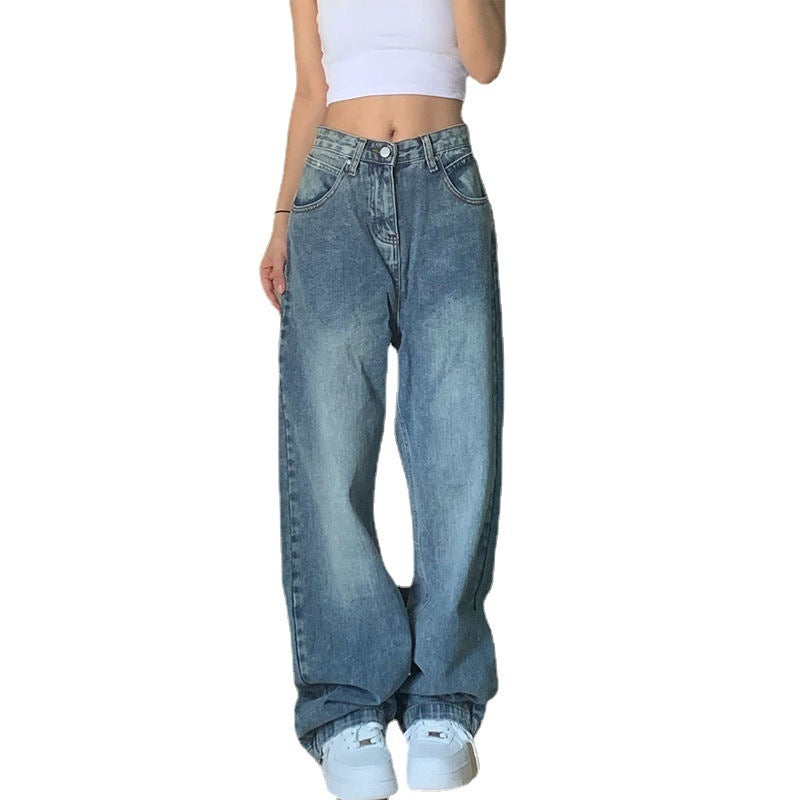 Plus Size High Waist Wide Leg Jeans For Women Plus Size High Waist Wide Leg Jeans For Women