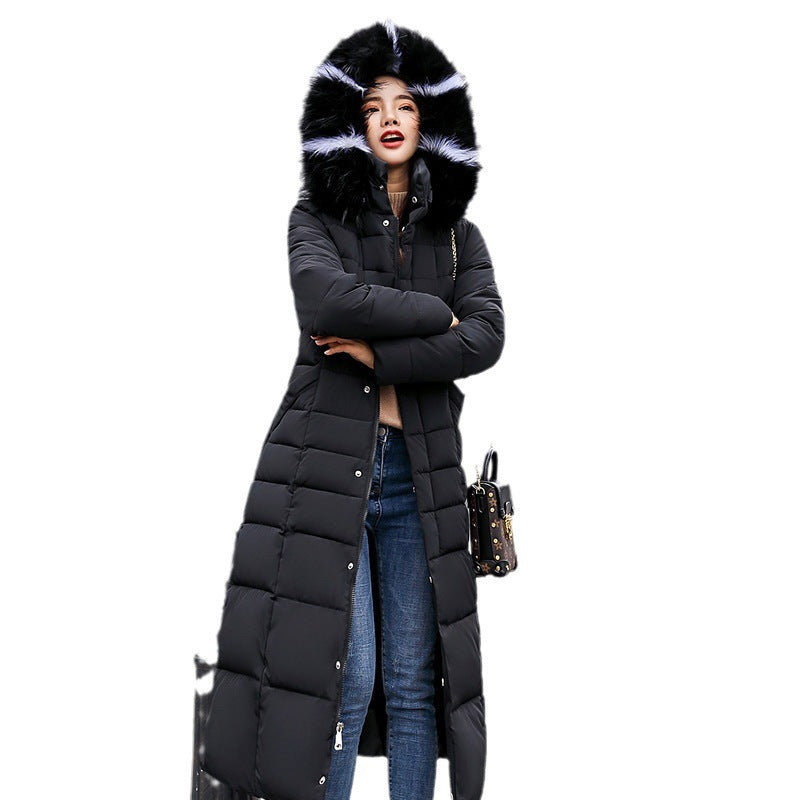 Slim-fit Over-the-knee Padded Cotton Coat Winter Coat Slim-fit Over-the-knee Padded Cotton Coat Winter Coat
