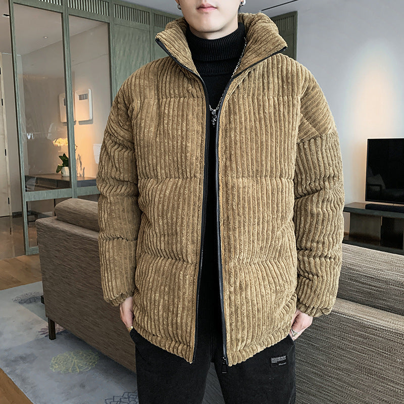 Corduroy Padded Jacket Men Winter Thickening Corduroy Padded Jacket Men Winter Thickening