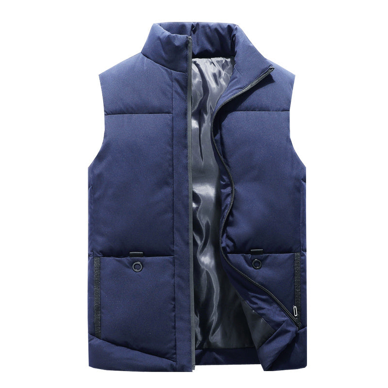 Autumn Men's Casual Cotton Vest Warm Autumn Men's Casual Cotton Vest Warm