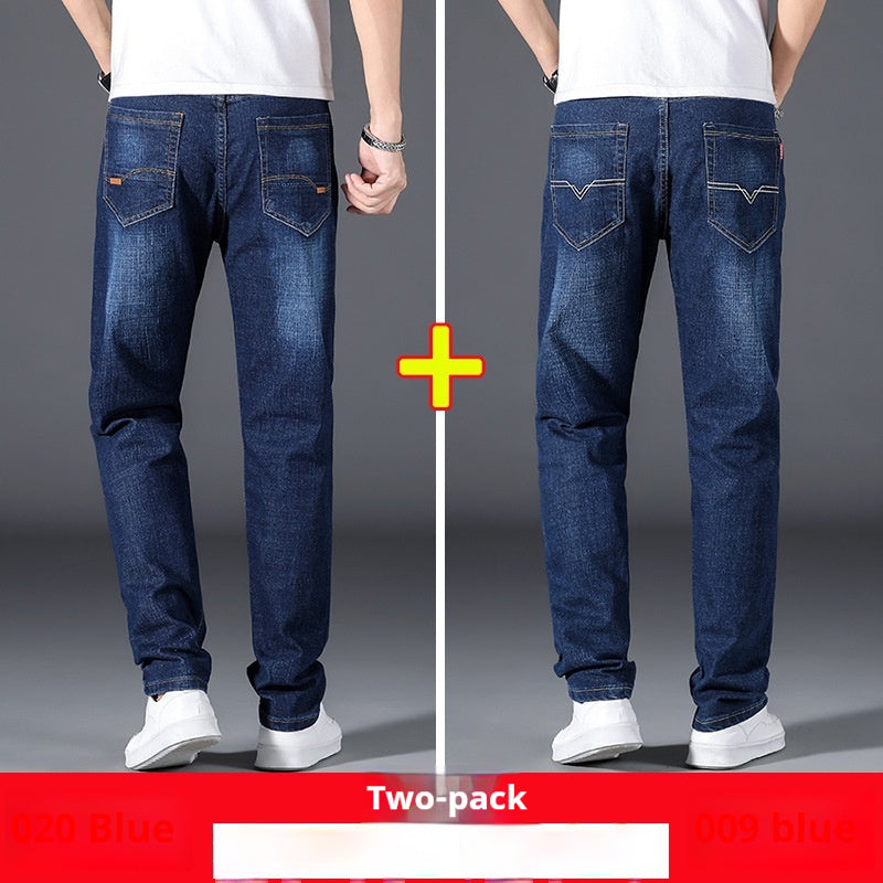 Summer Thin Jeans Men's Loose Straight Summer Thin Jeans Men's Loose Straight