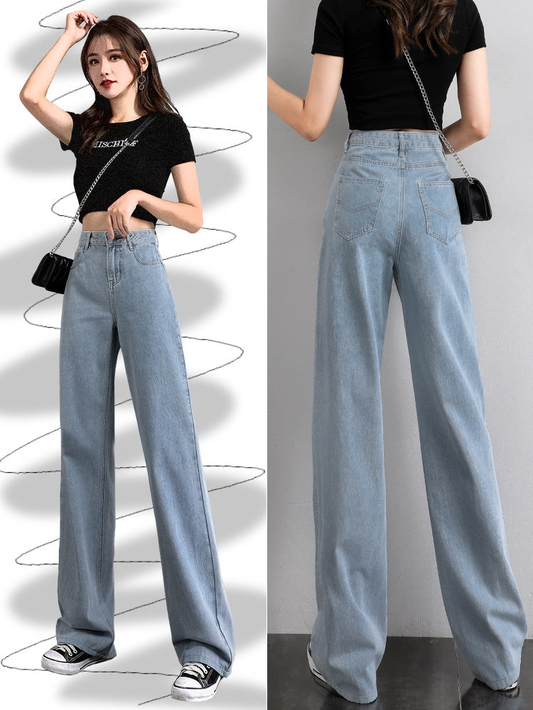Women Wide Leg Jeans Summer Thin Section Women Wide Leg Jeans Summer Thin Section