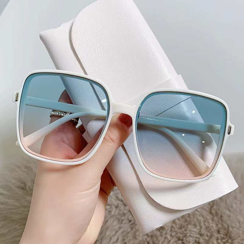Oversized Frame Women Ins Fashion Sunglasses UV Protection Oversized Frame Women Ins Fashion Sunglasses UV Protection