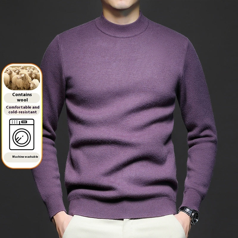 Men's Sweater Worsted Sweater Knitted Long Sleeve Men's Sweater Worsted Sweater Knitted Long Sleeve