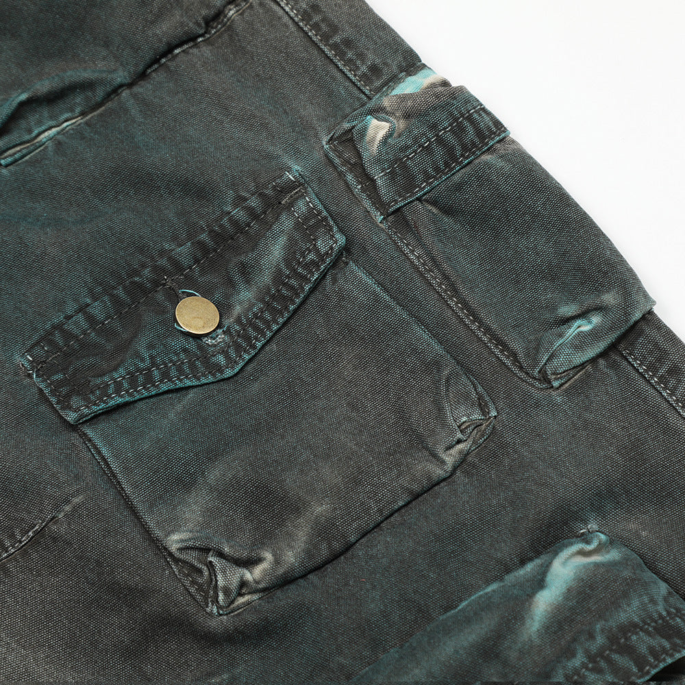 Multi-pocket Workwear Style Jeans For Men Multi-pocket Workwear Style Jeans For Men