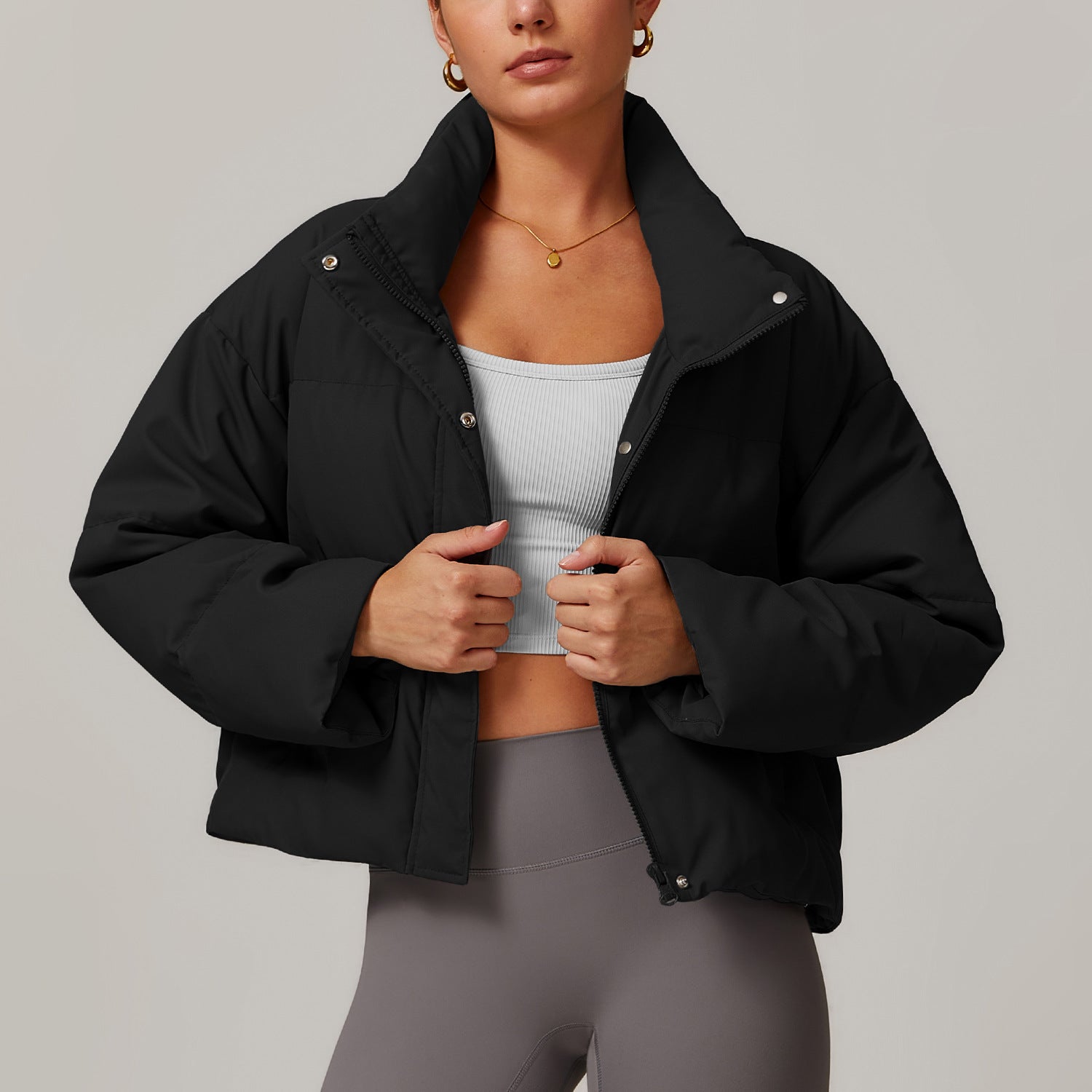 Winter New Warm Down Jacket Comfortable All-match Long Sleeve Winter New Warm Down Jacket Comfortable All-match Long Sleeve
