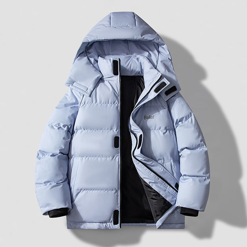 Warm Waterproof Fake Two-piece Cotton-padded Jacket Warm Waterproof Fake Two-piece Cotton-padded Jacket