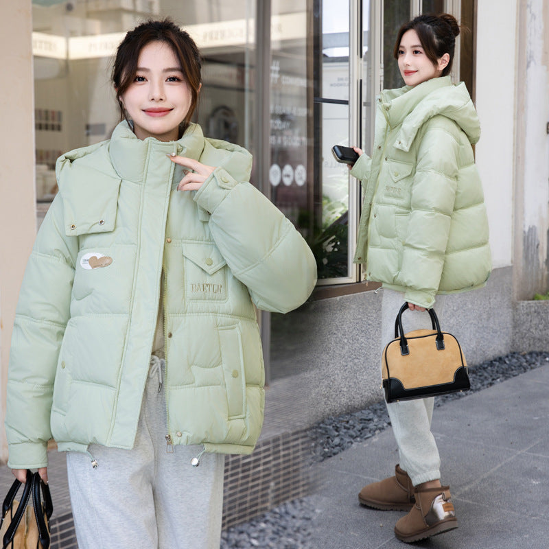 Women's Candy-colored Cotton-padded Jacket Women's Candy-colored Cotton-padded Jacket