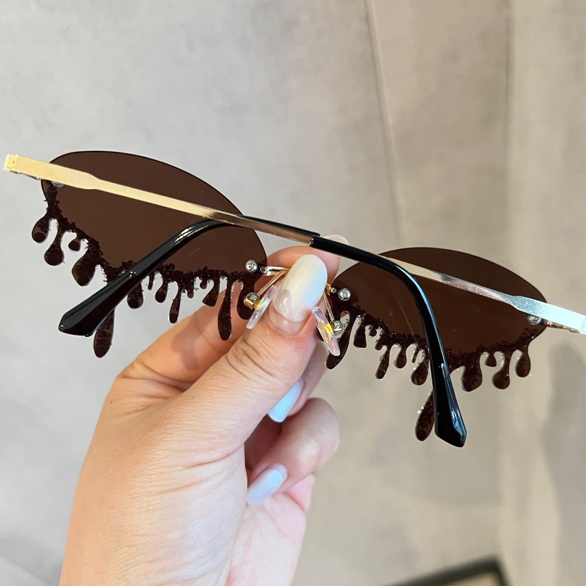 Handmade Tears Sunglasses Photo For Men And Women Handmade Tears Sunglasses Photo For Men And Women