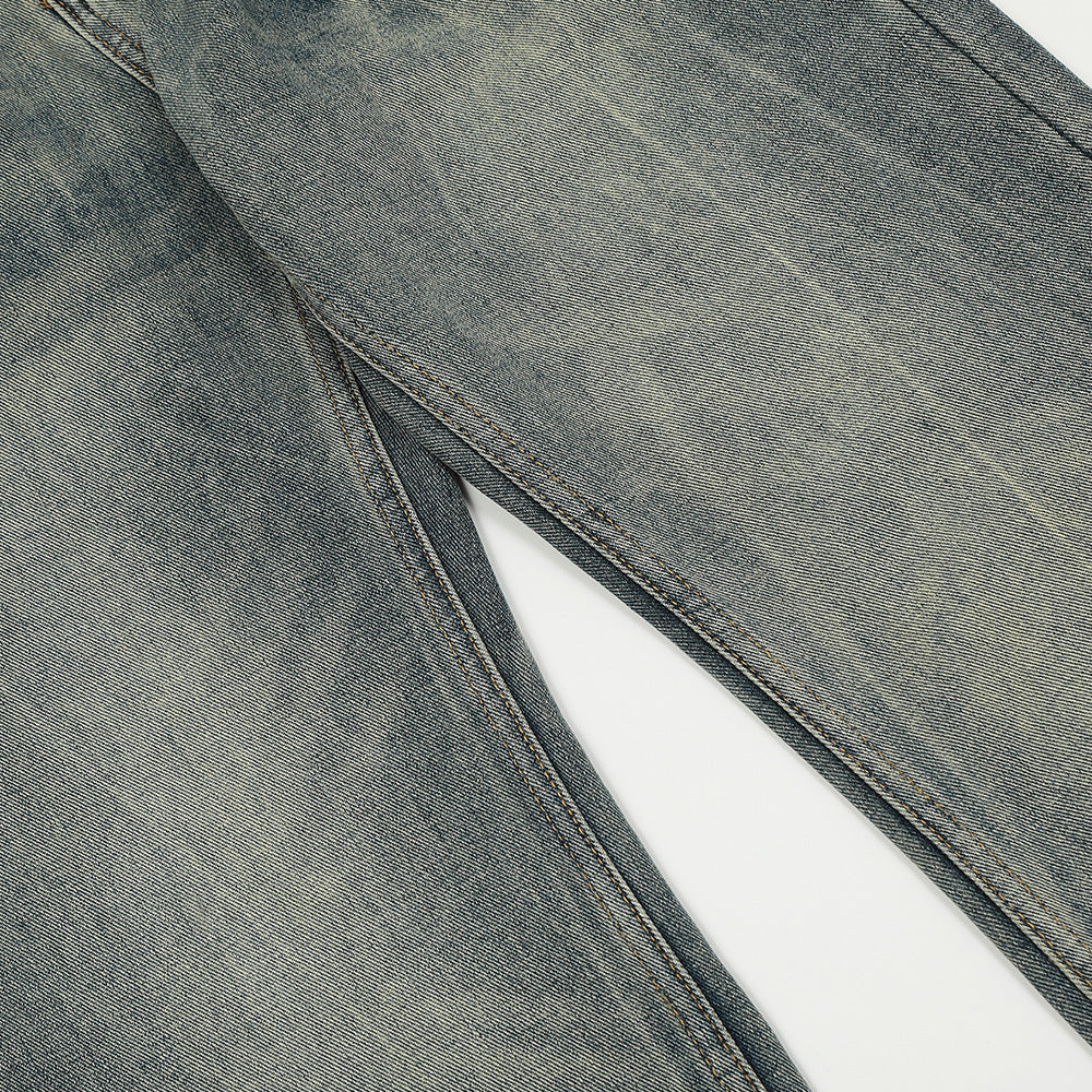 Fashion American Retro Washed Worn Jeans Men Fashion American Retro Washed Worn Jeans Men
