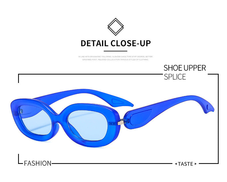 Trendy Sunglasses Oval Small Frame Men And Women Fashion Personalized Trendy Sunglasses Oval Small Frame Men And Women Fashion Personalized