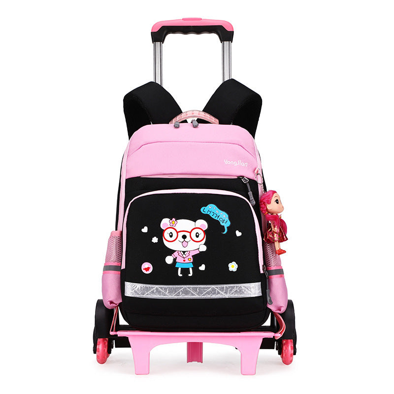 Korean Detachable Trolley  Bag For Elementary School Students Korean Detachable Trolley  Bag For Elementary School Students