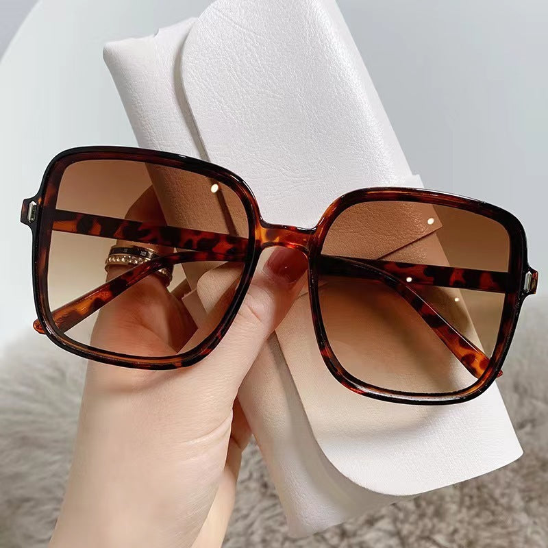 Oversized Frame Women Ins Fashion Sunglasses UV Protection Oversized Frame Women Ins Fashion Sunglasses UV Protection