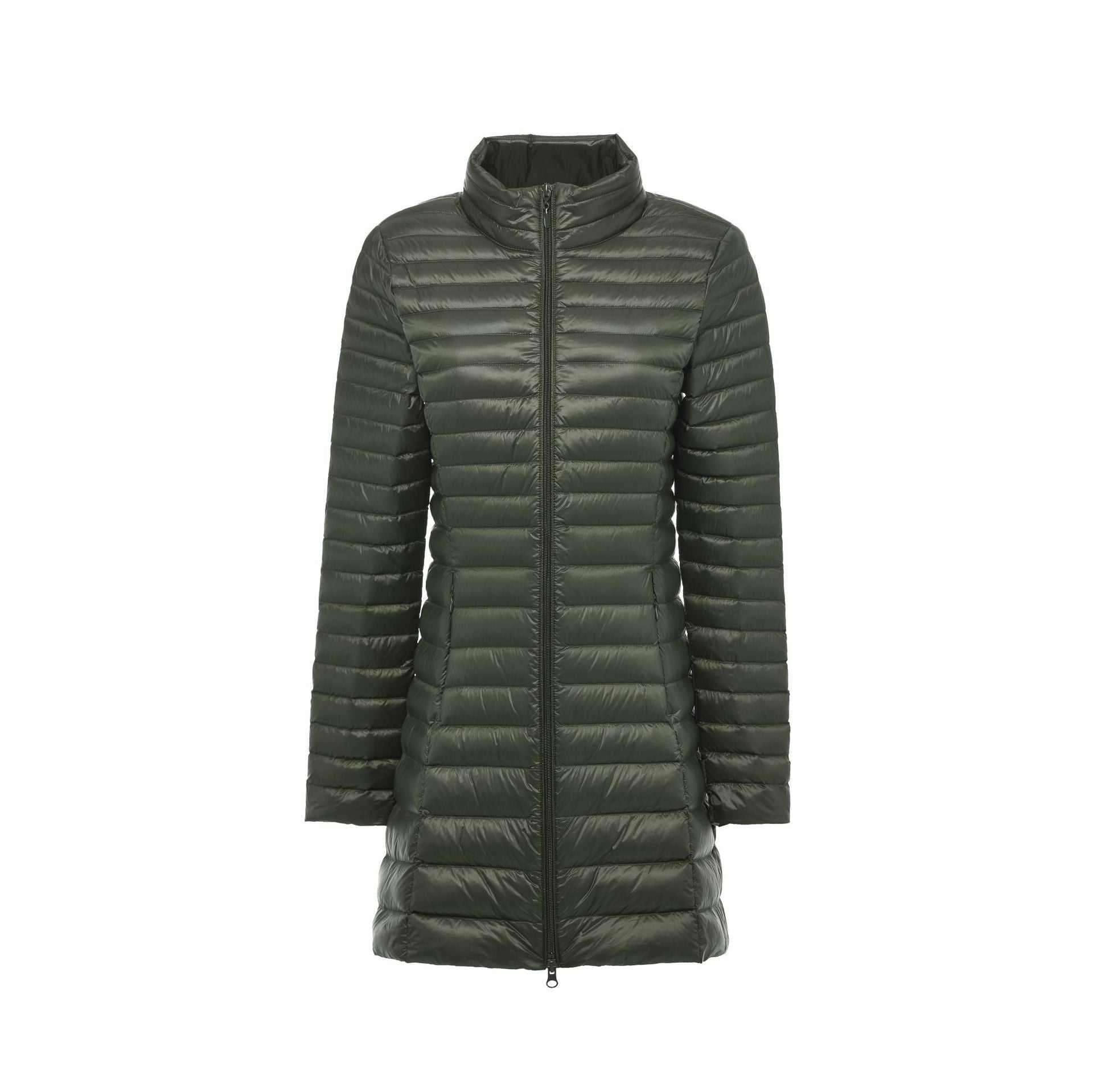 Autumn And Winter New Down Jacket Women's Lightweight Stand Collar Mid-length Slim Fit Slimming Plus Size Coat Autumn And Winter New Down Jacket Women's Lightweight Stand Collar Mid-length Slim Fit Slimming Plus Size Coat