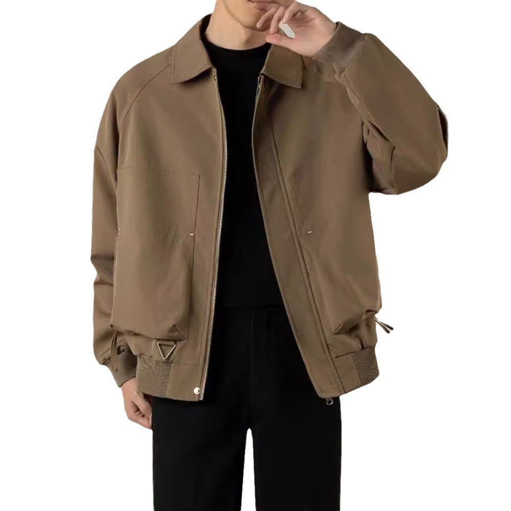 Loose Short Lapels Jacket Men Loose Short Lapels Jacket Men