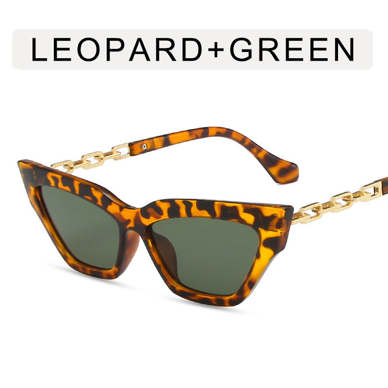 Chain Leg Cat Eye Sunglasses For Women Chain Leg Cat Eye Sunglasses For Women