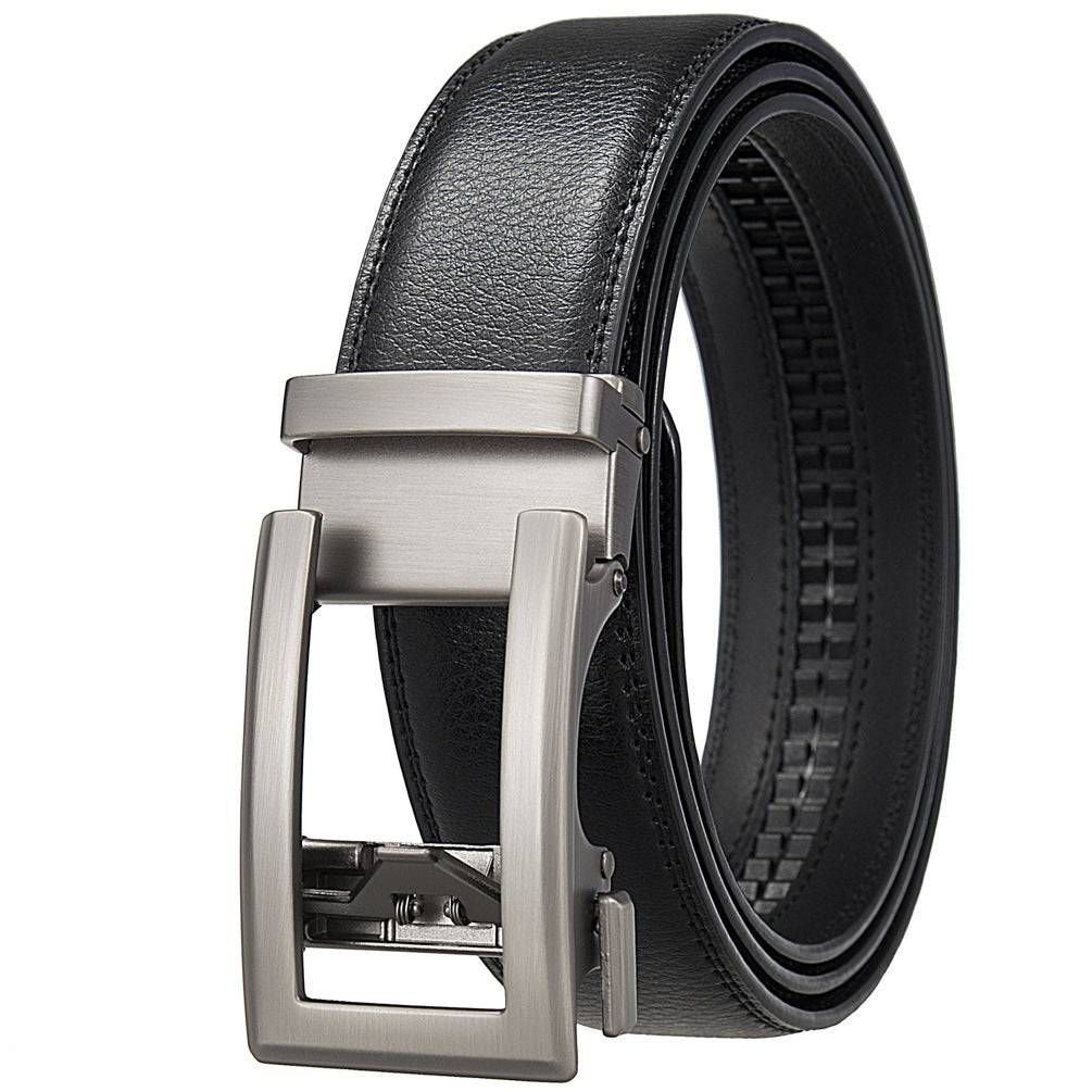 Antique Cowhide Men's Leather Belt Casual Business Comfort Click Belt Antique Cowhide Men's Leather Belt Casual Business Comfort Click Belt