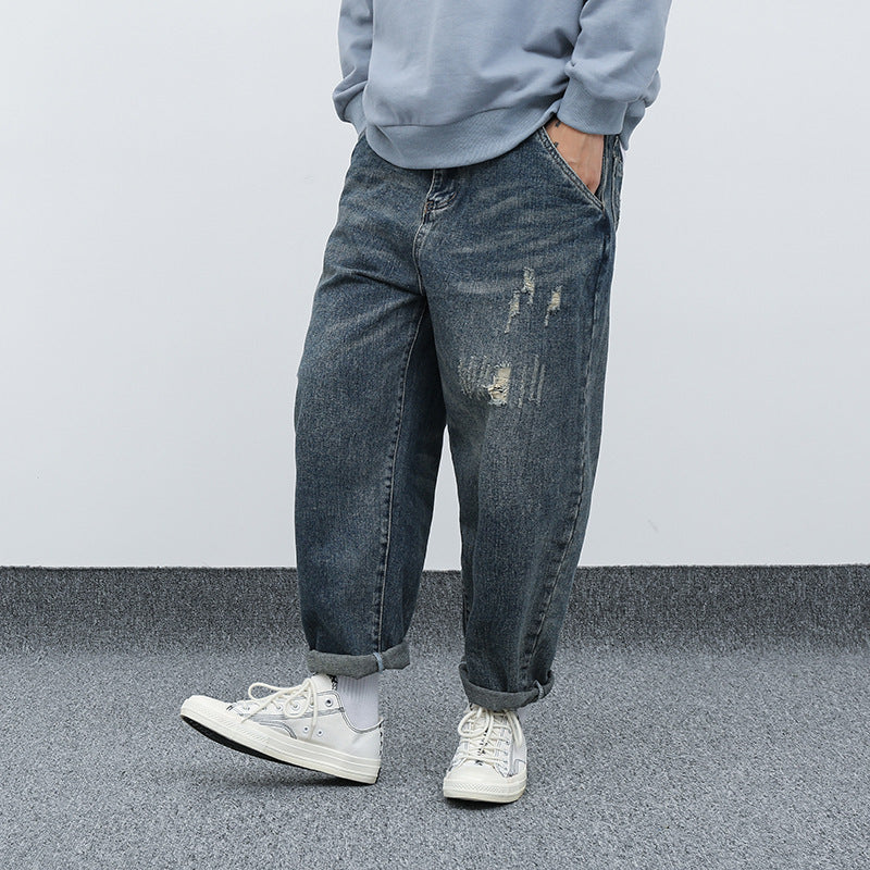 Fashion Retro Loose Harem Jeans Men Fashion Retro Loose Harem Jeans Men