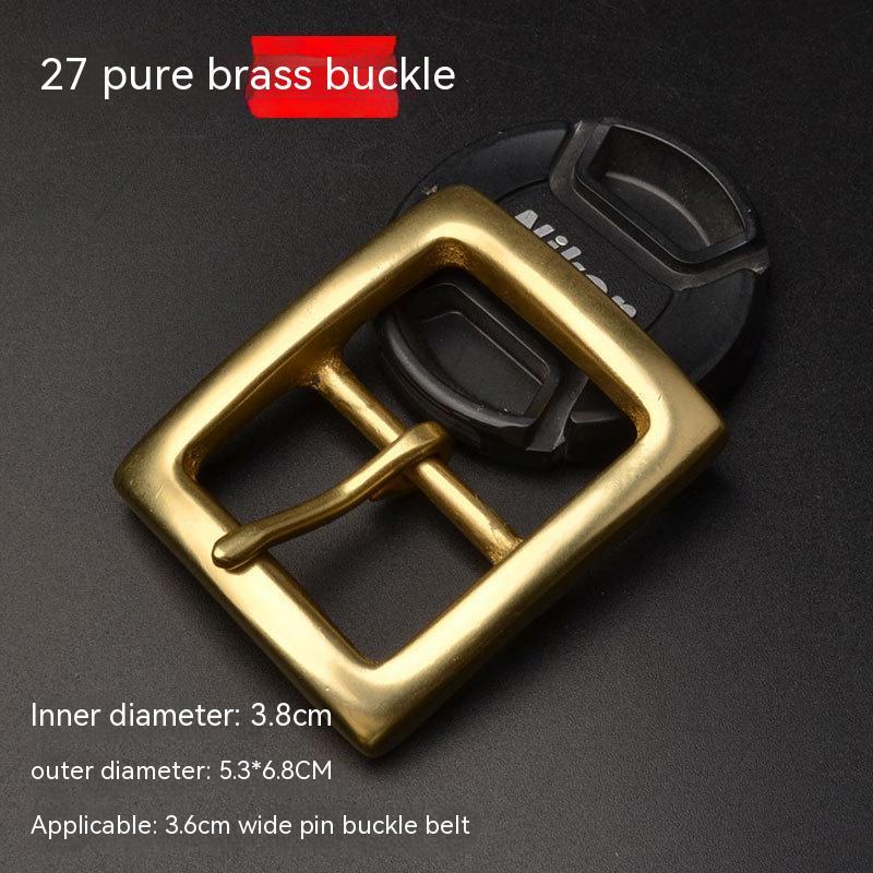 Casual Men Solid Brass Belt Buckle Accessories Casual Men Solid Brass Belt Buckle Accessories