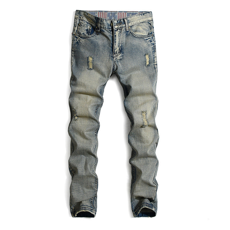 Fashion Ripped Cool Jeans Men Fashion Ripped Cool Jeans Men