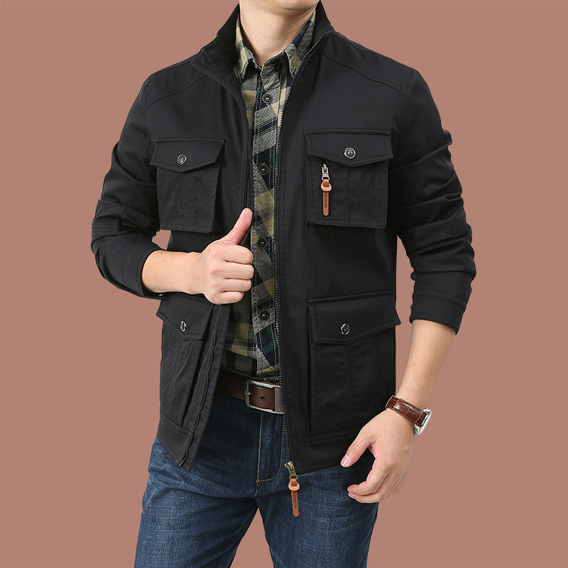 Fashion Work Clothes Men's Leisure Windproof Jacket Fashion Work Clothes Men's Leisure Windproof Jacket