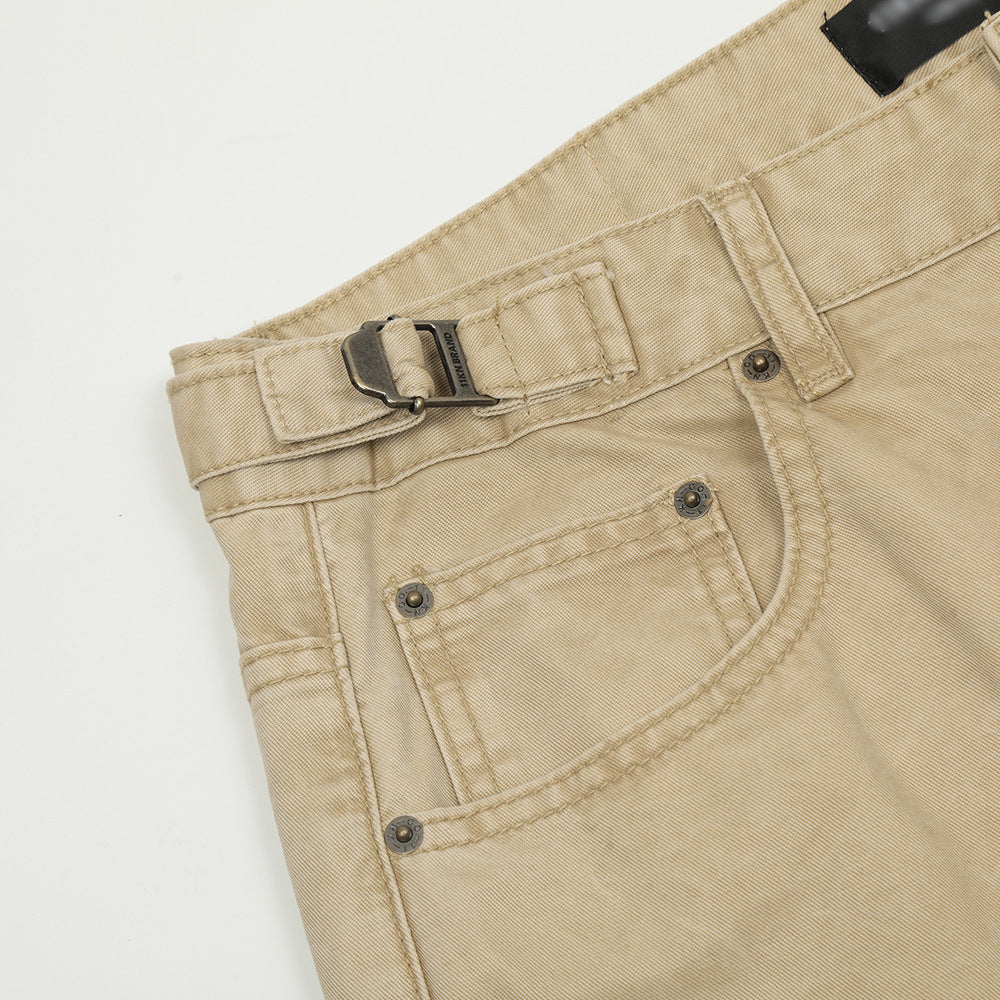 Fashion Personality Multi-pocket Workwear Jeans Men Fashion Personality Multi-pocket Workwear Jeans Men