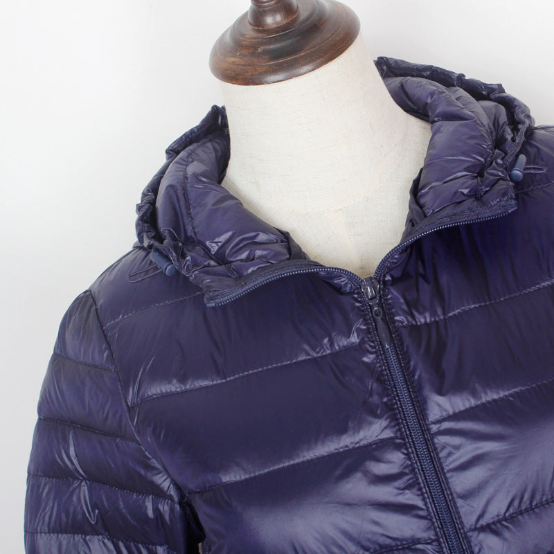 Lightweight Mid-length Plus Size Slim Fit Women's Down Jacket Lightweight Mid-length Plus Size Slim Fit Women's Down Jacket