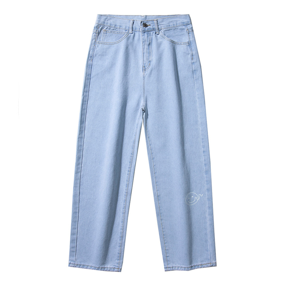 Spring And Summer New Hong Kong Style Jeans Men Loose Small Foot Tapered Pants Spring And Summer New Hong Kong Style Jeans Men Loose Small Foot Tapered Pants