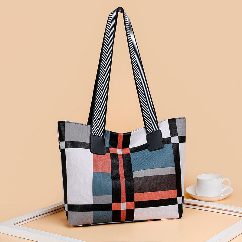 Fashion Women's Shoulder Handbag Plaid Fashion Women's Shoulder Handbag Plaid