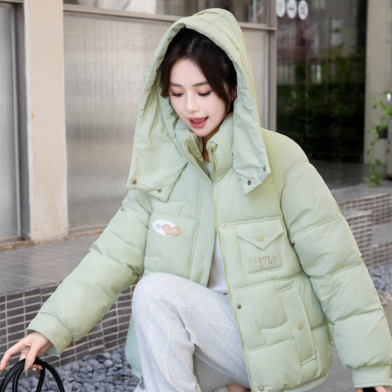 Women's Candy-colored Cotton-padded Jacket Women's Candy-colored Cotton-padded Jacket
