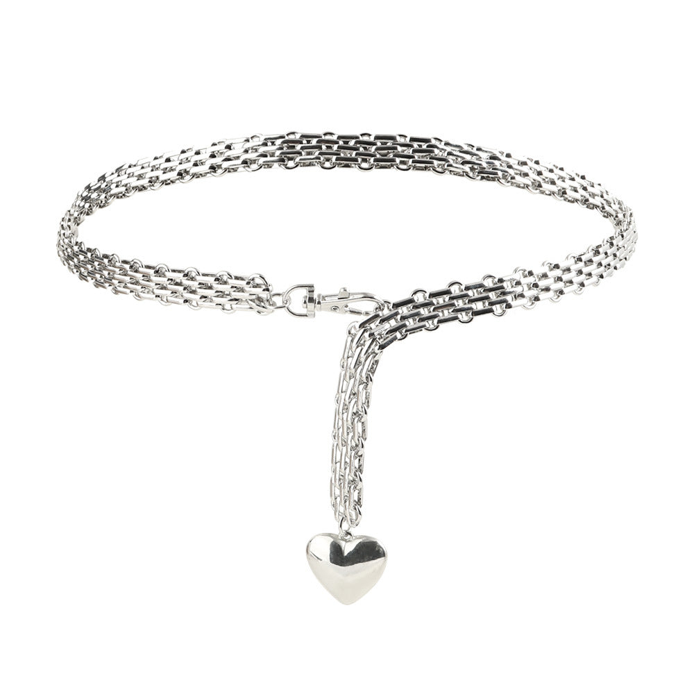 Men And Women Design Fashion Love Chain Pendant Waist Chain Metal Accessories Cute Chain Men And Women Design Fashion Love Chain Pendant Waist Chain Metal Accessories Cute Chain