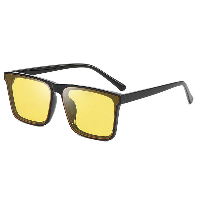 Square Sunglasses With Flat Tear Film For Men And Women Square Sunglasses With Flat Tear Film For Men And Women
