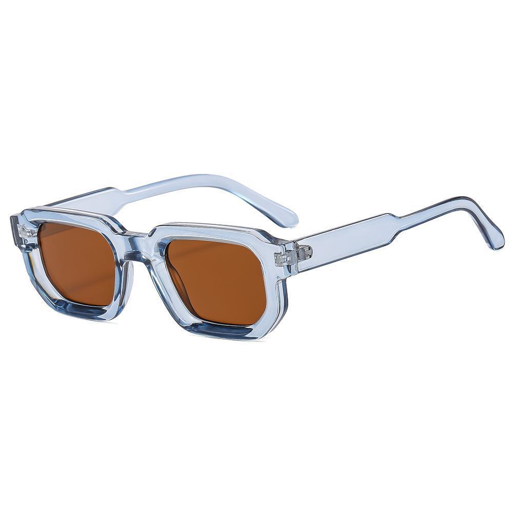 Retro Square Thick Small Frame Fashion Sunglasses For Women Retro Square Thick Small Frame Fashion Sunglasses For Women