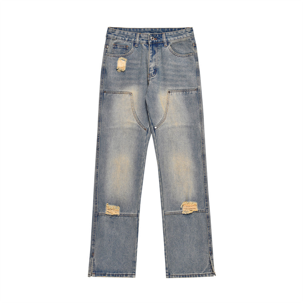 American Retro Fashion And Personalized Jeans For Men American Retro Fashion And Personalized Jeans For Men