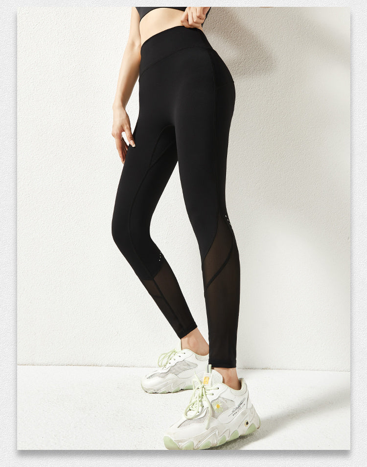 Nude Mesh Stitching Gym Pants For Women Nude Mesh Stitching Gym Pants For Women