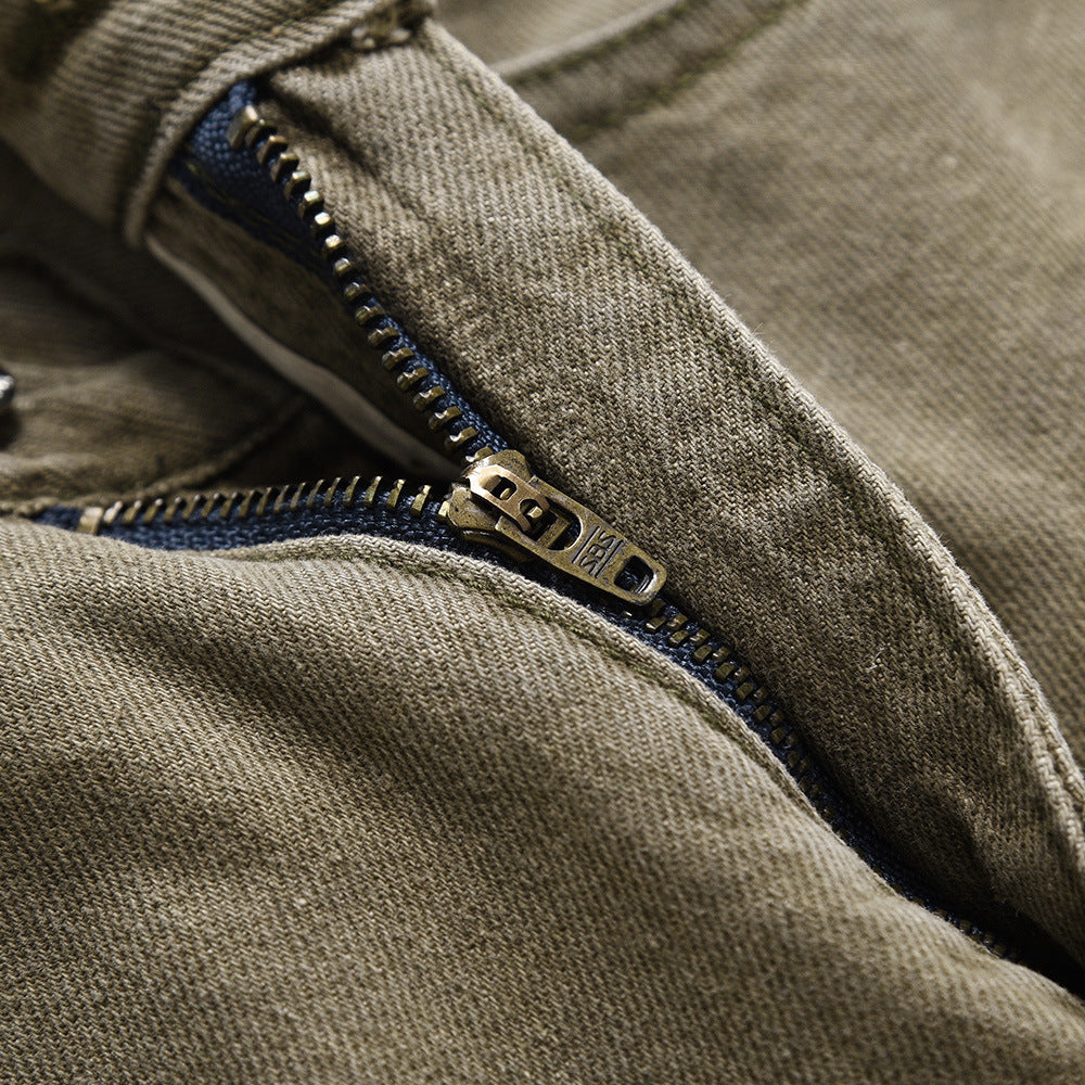 Waste Soil Washed And Worn Jeans For Men Waste Soil Washed And Worn Jeans For Men