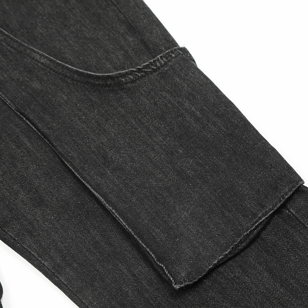 Fashion Personality Multi-pocket Design Jeans For Men Fashion Personality Multi-pocket Design Jeans For Men