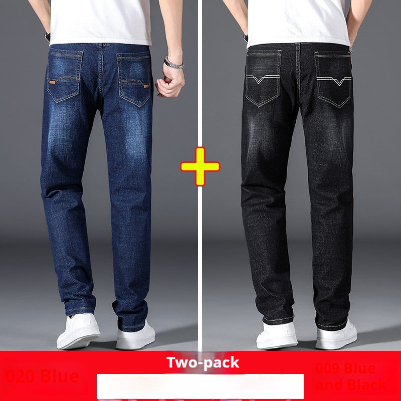 Summer Thin Jeans Men's Loose Straight Summer Thin Jeans Men's Loose Straight
