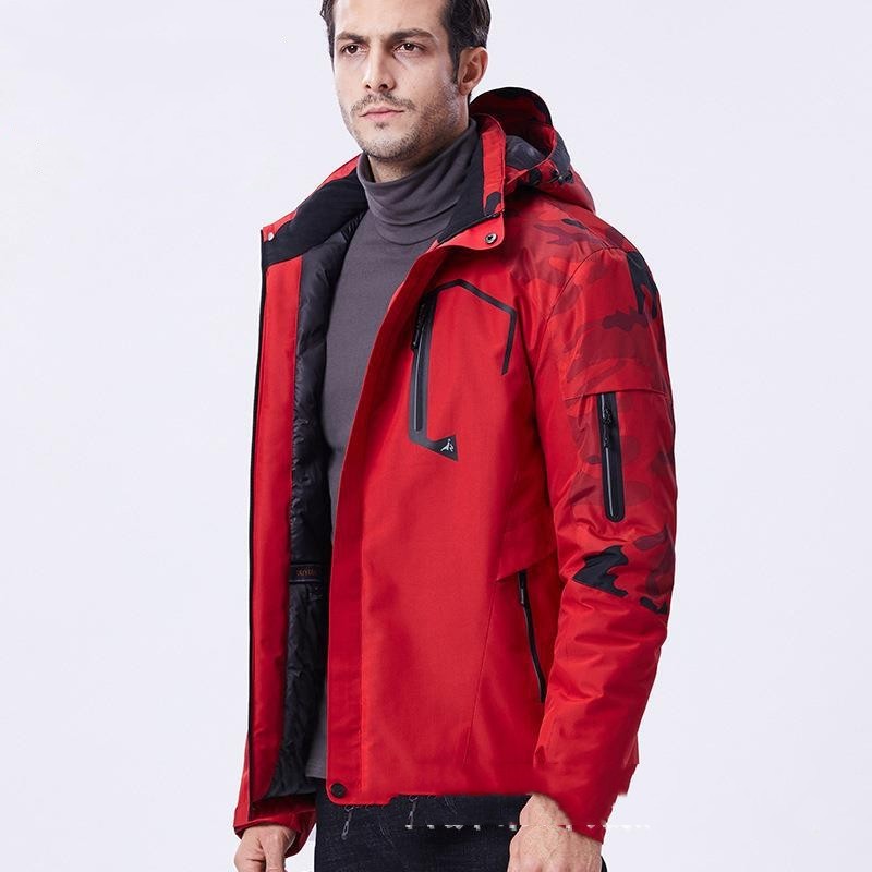 USB Charging Heating Suit Men's Ski Hoodie Jacket USB Charging Heating Suit Men's Ski Hoodie Jacket