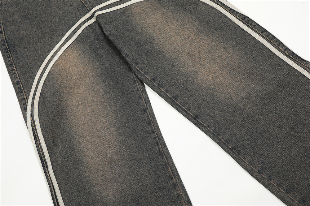 Fashion Side Zipper Slit Jeans For Men Fashion Side Zipper Slit Jeans For Men