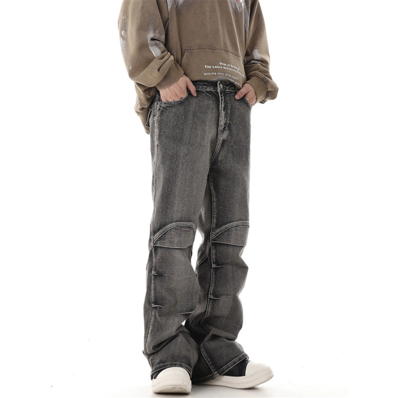 Retro Washed Distressed Skinny Jeans Casual Pants For Men Retro Washed Distressed Skinny Jeans Casual Pants For Men