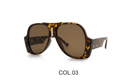 Retro Avant-garde Men And Women Fashion Big Frame Sunglasses Retro Avant-garde Men And Women Fashion Big Frame Sunglasses