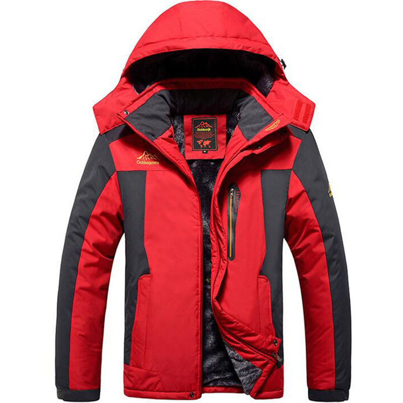 Outdoor Winter Plus Size Men's Assault Jacket Fleece Lined Padded Warm Keeping Outdoor Winter Plus Size Men's Assault Jacket Fleece Lined Padded Warm Keeping