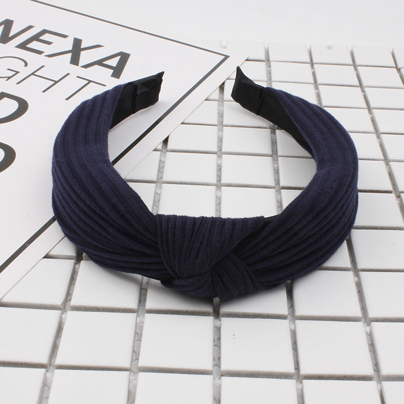 Houndstooth Wide-brim Retro Headband Adult Hair Accessories Houndstooth Wide-brim Retro Headband Adult Hair Accessories