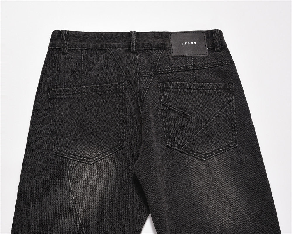 Fashion High Street Washed Jeans Men Fashion High Street Washed Jeans Men
